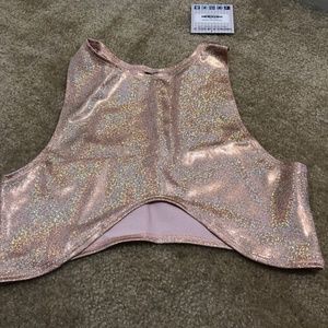 Freedom Rave Wear Teaser Top (LIGHT PINK)